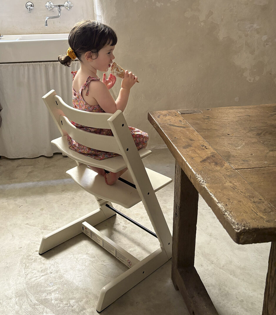 STOKKE SILLA DE COMER TRIPP TRAPP VANILLA WHITE