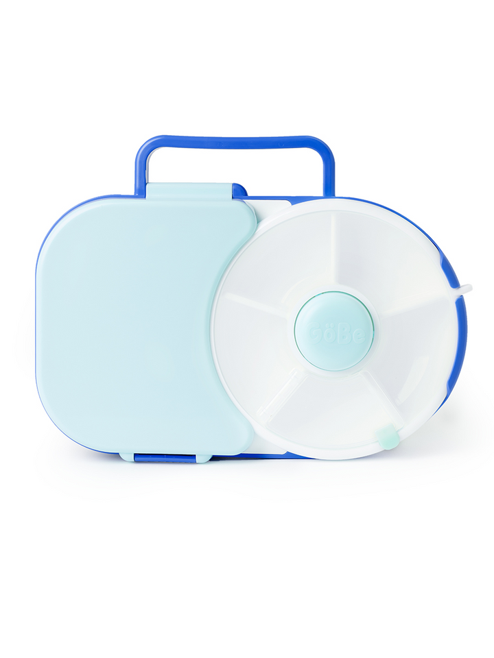 GOBE VASIJA DE SNACK SPINNER + LONCHERA BLUE