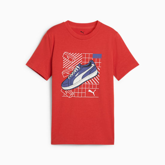 PUMA NIÑO TSHIRT GRAPHICS IV RED