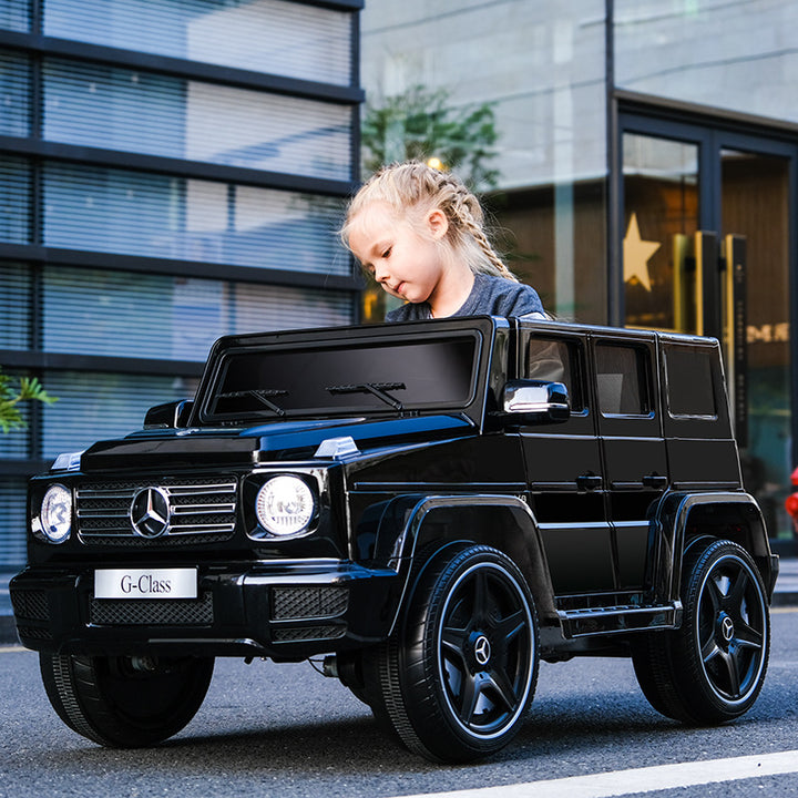 TOYS JEEP MERCEDES BENZ WITH LED AND MUSIC BLACK