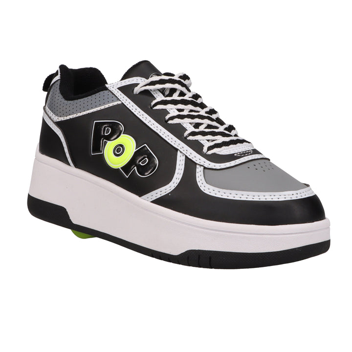 HEELYS NIÑO ZAPATILLA STRIKE BLACK/GREY/YELLOW