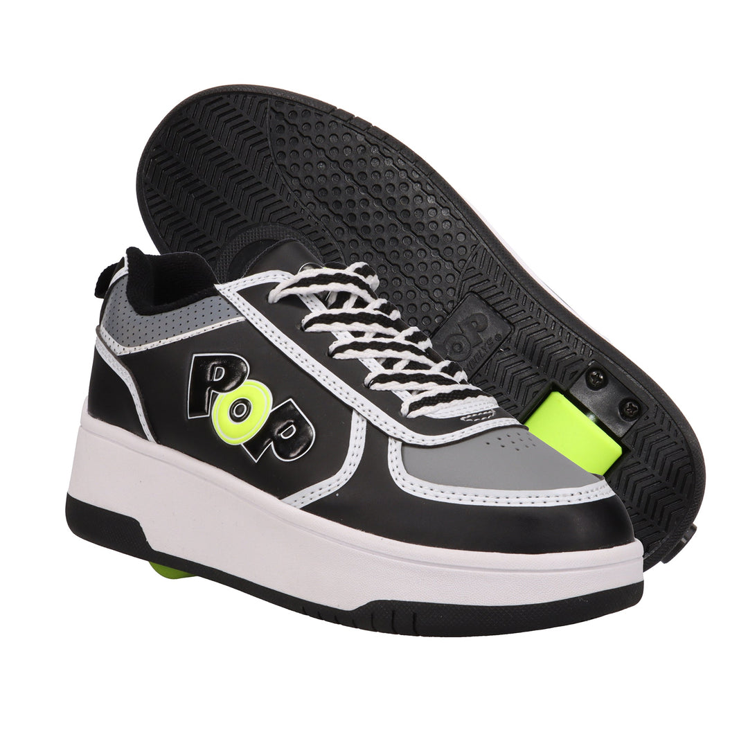 HEELYS NIÑO ZAPATILLA STRIKE BLACK/GREY/YELLOW
