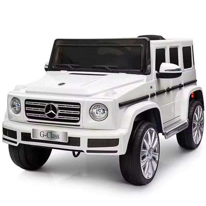 TOYS JEEP MERCEDES BENZ WITH LED AND MUSIC WHITE