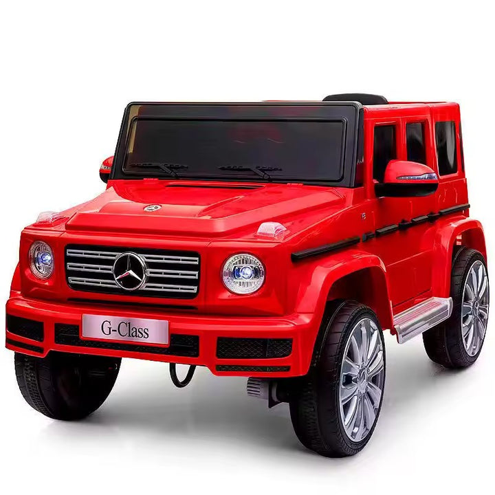 TOYS JEEP MERCEDES BENZ WITH LED AND MUSIC RED