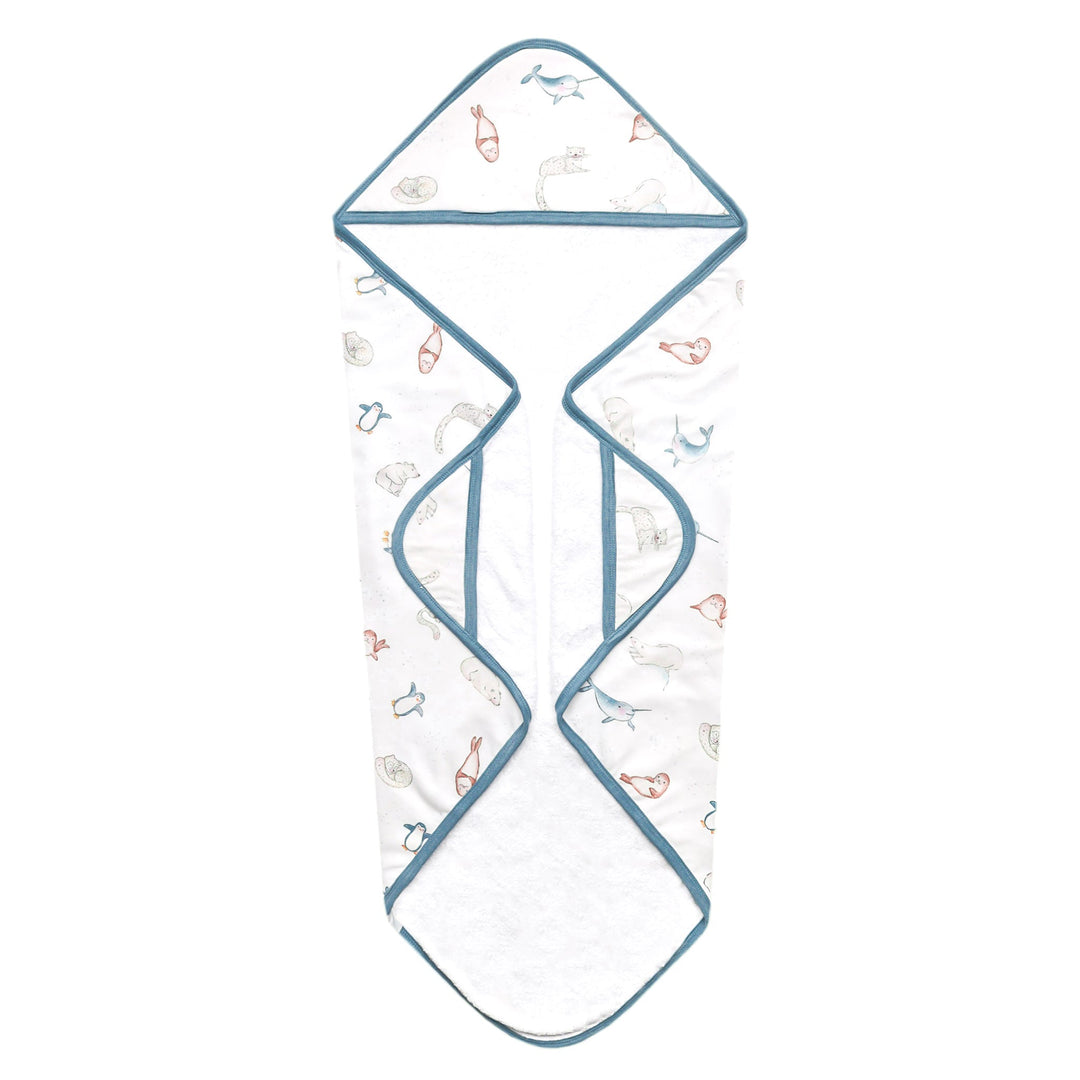 COPPER PEARL BEBE NIÑO TOALLA CON CAPUCHA PREMIUM ARCTIC WONDER