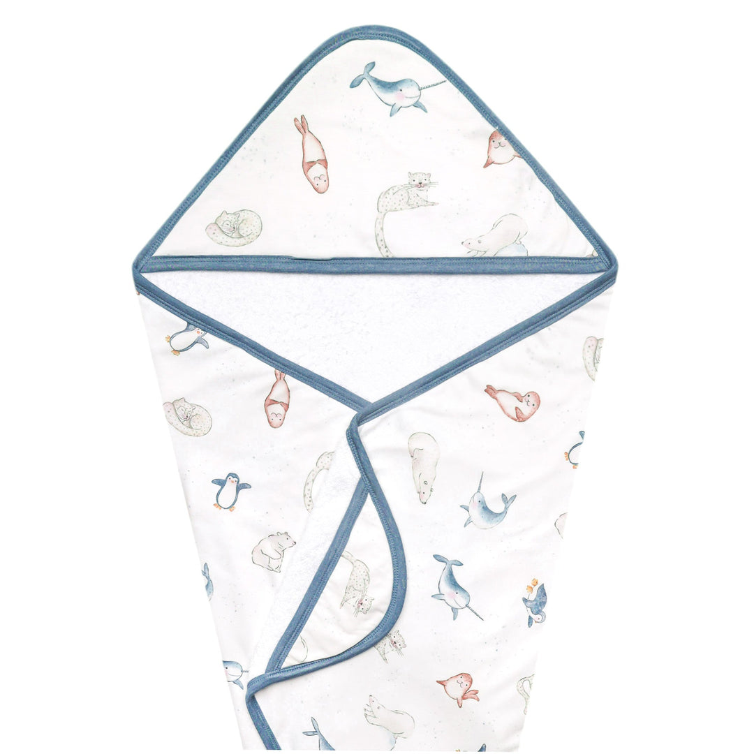 COPPER PEARL BEBE NIÑO TOALLA CON CAPUCHA PREMIUM ARCTIC WONDER