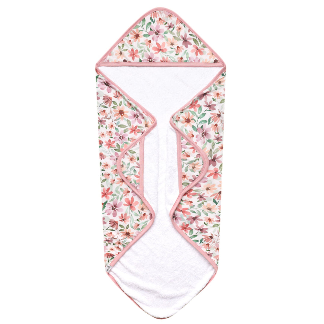 COPPER PEARL BEBE NIÑA TOALLA CON CAPUCHA PREMIUM NATALIE