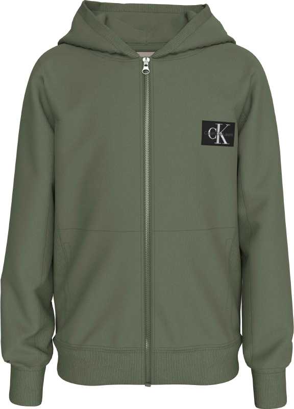 Calvin Klein Abrigo Badge Zip Through Thyme para Niño