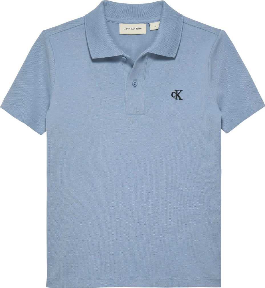 Calvin Klein Polo Essential M/C Faded Denim para Niño