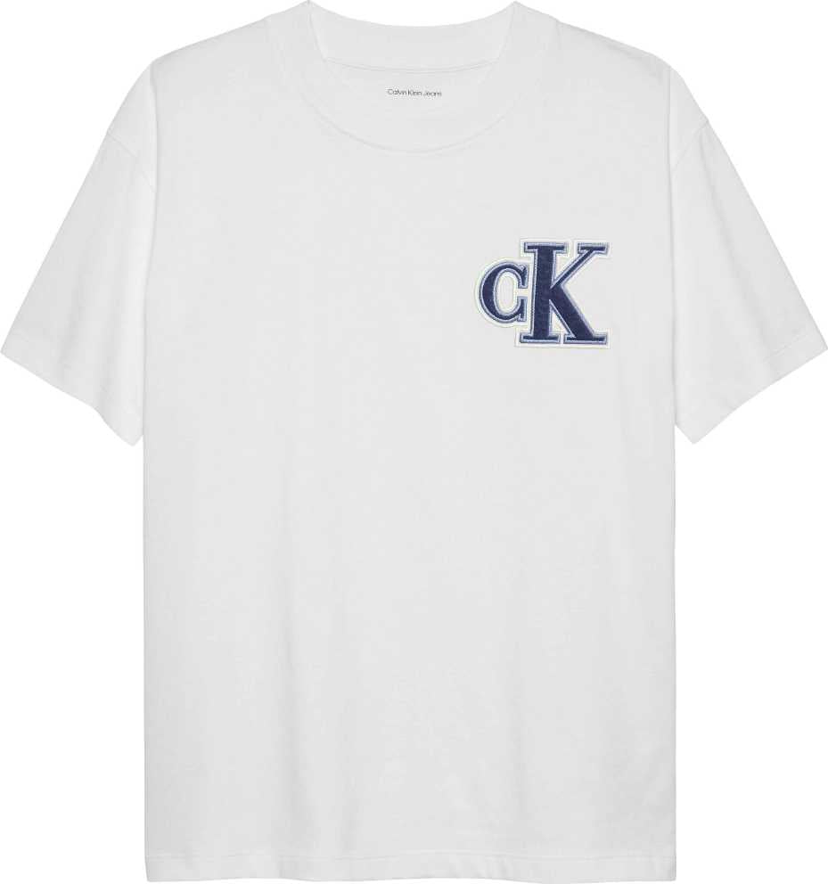Calvin Klein Tshirt Festive Graphic M/C Bright White para Niño