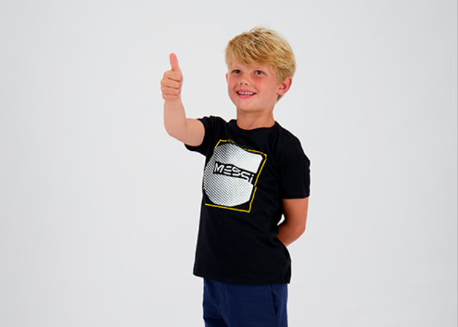 MESSI NIÑO TSHIRT EFRA DEEP BLACK