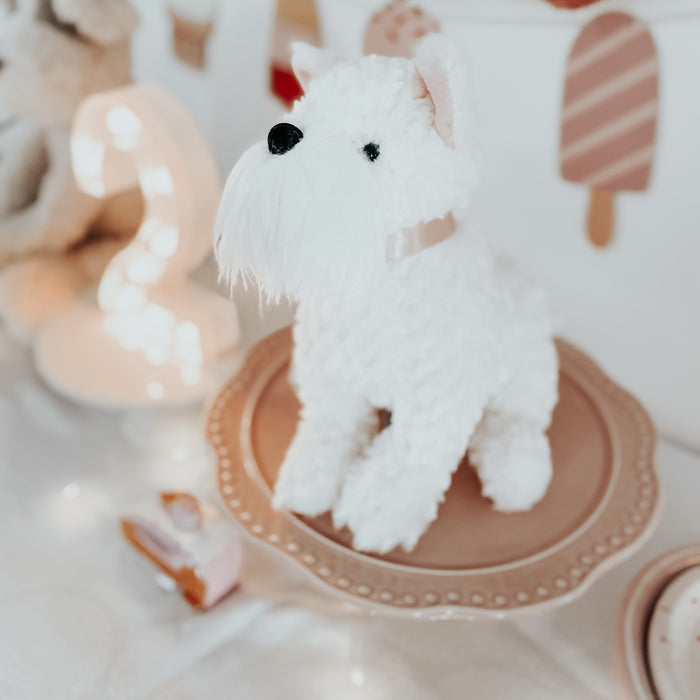 MON AMI PELUCHE WES CREAM WESTIE DOG