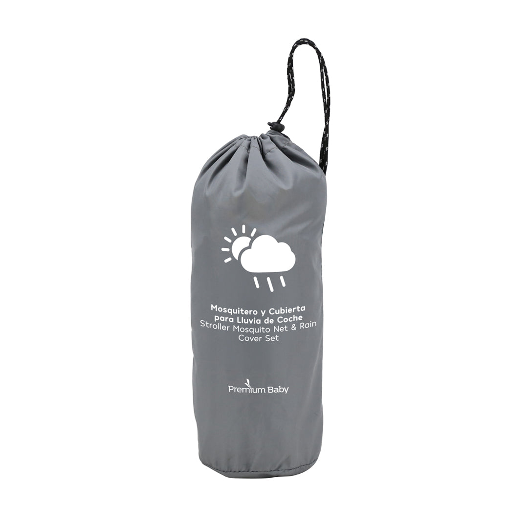Premium Baby Set de Cubierta de Lluvia y Mosquitero P/Coches