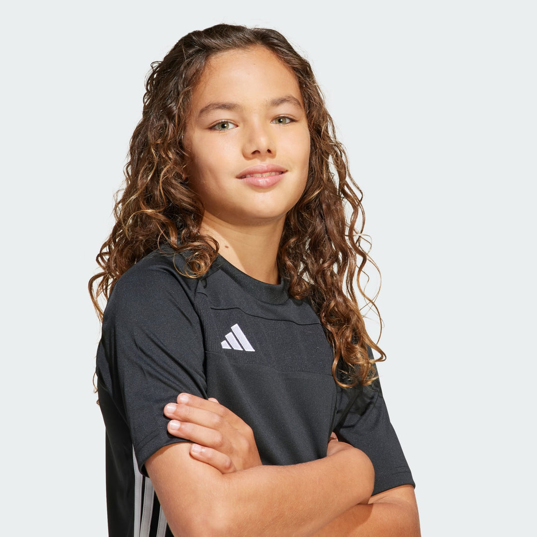 ADIDAS NIÑO TSHIRT TIRO ES JSY Y BLACK/WHITE