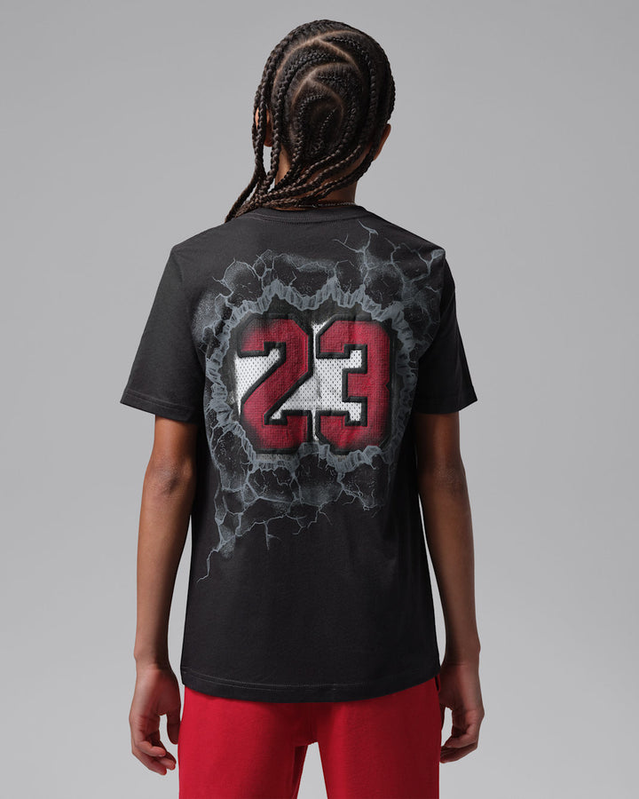 NIKE NIÑO TSHIRT JDB BREAK THROUGH OFF NOIR