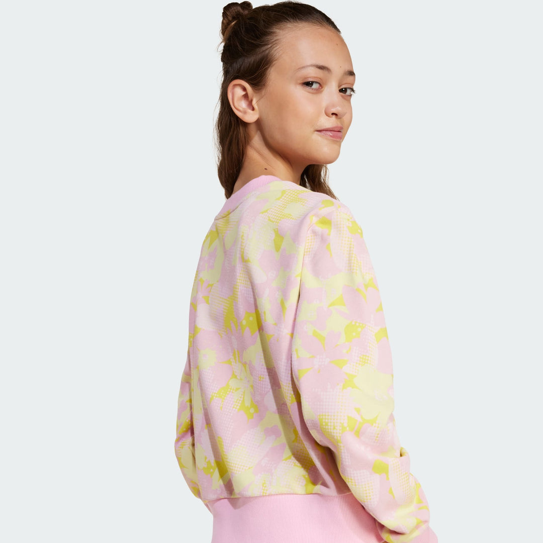 ADIDAS NIÑA ABRIGO JG FLWR SWT CLPINK/PURSUL