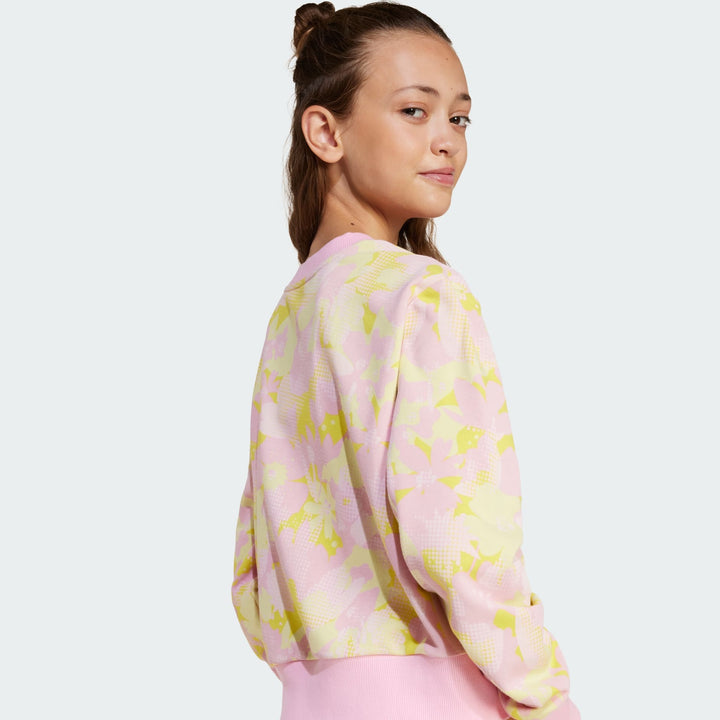 ADIDAS NIÑA ABRIGO JG FLWR SWT CLPINK/PURSUL