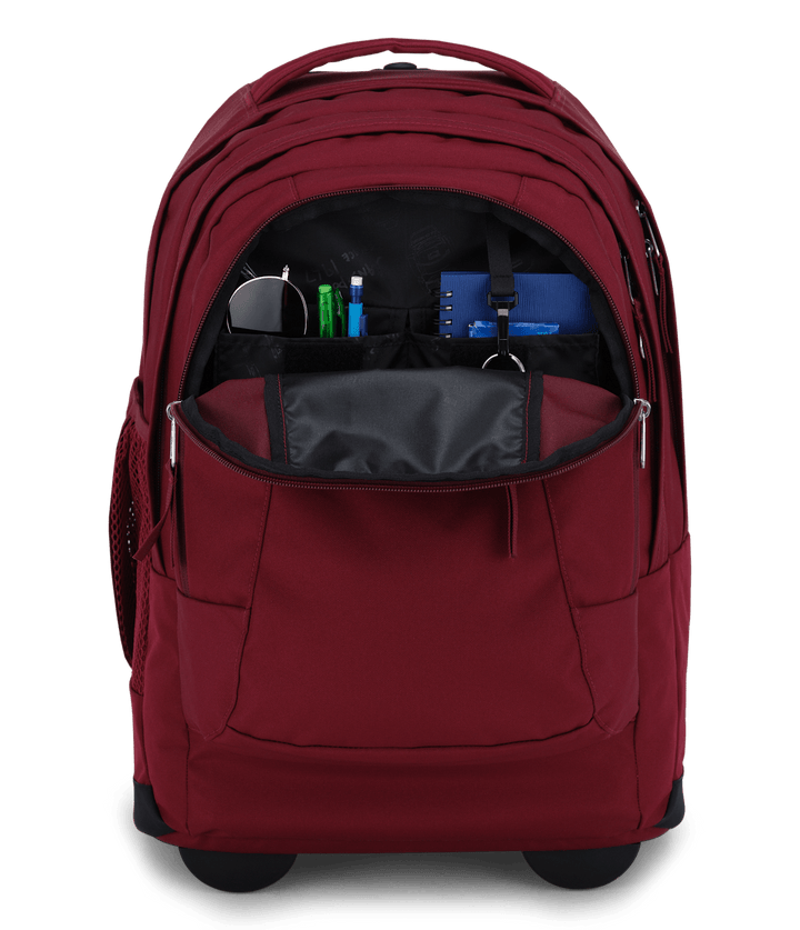 Jansport Mochila de Rueda Driver 8 Russet Red - Det3