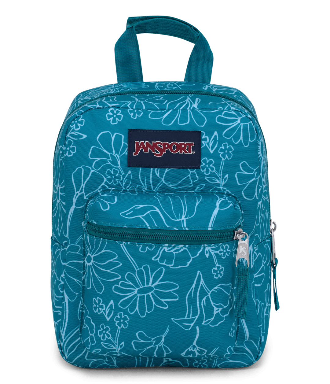 Jansport Big Break Delightful Daisies Green - Front