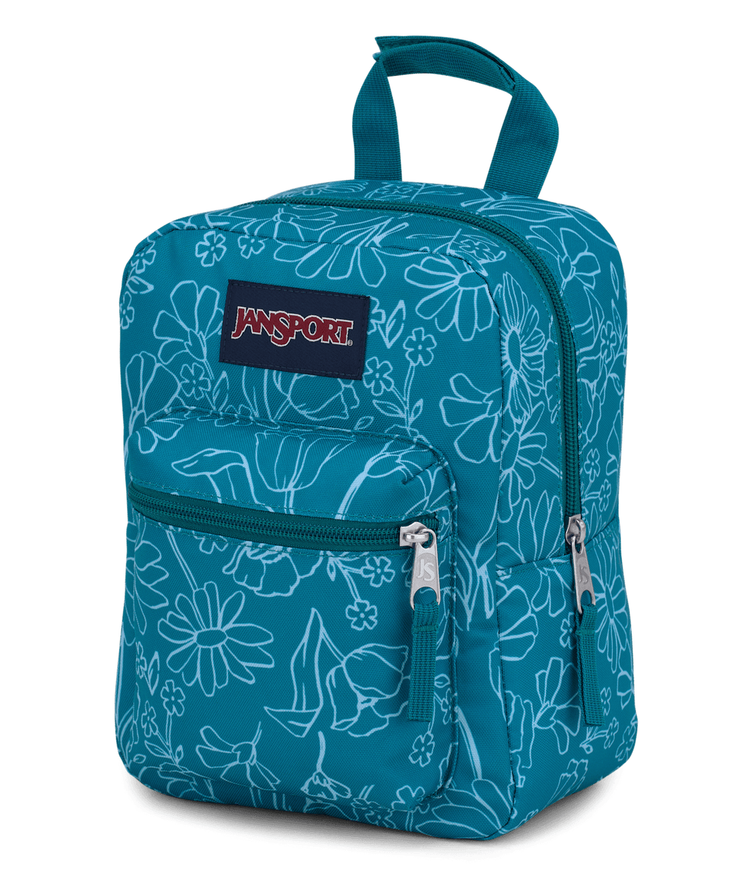 Jansport Big Break Delightful Daisies Green - Side