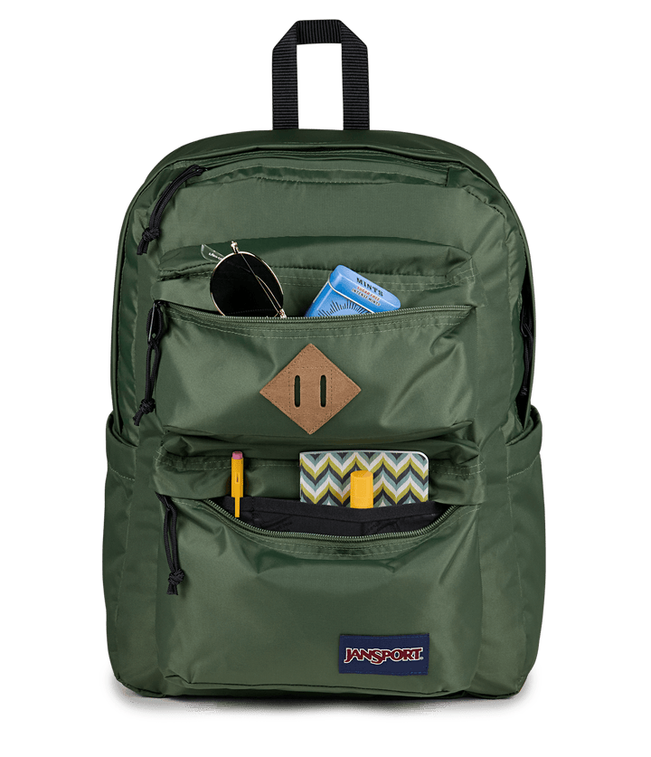 Jansport Double Break Cargo Green - Det3