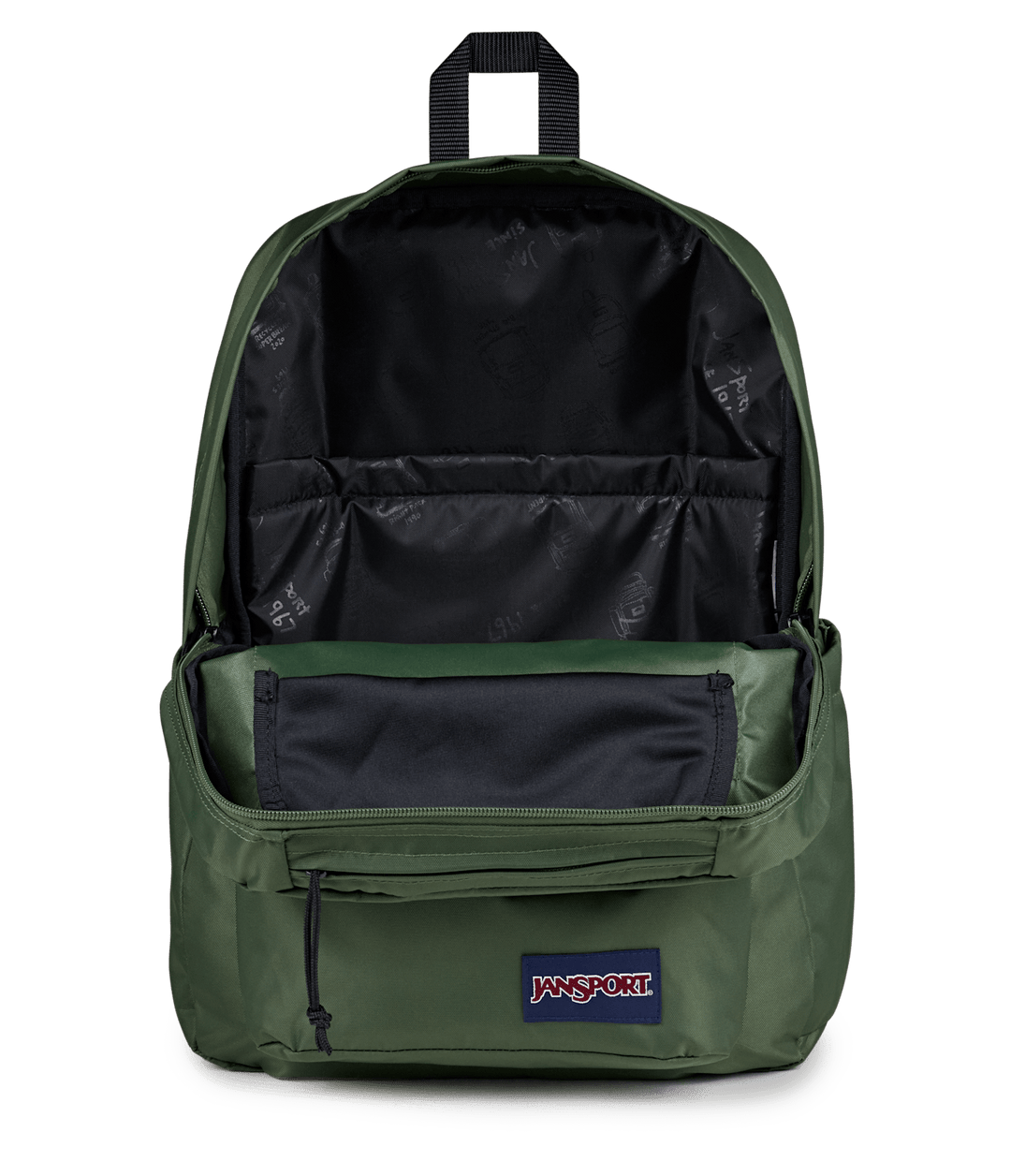 Jansport Double Break Cargo Green - Interior