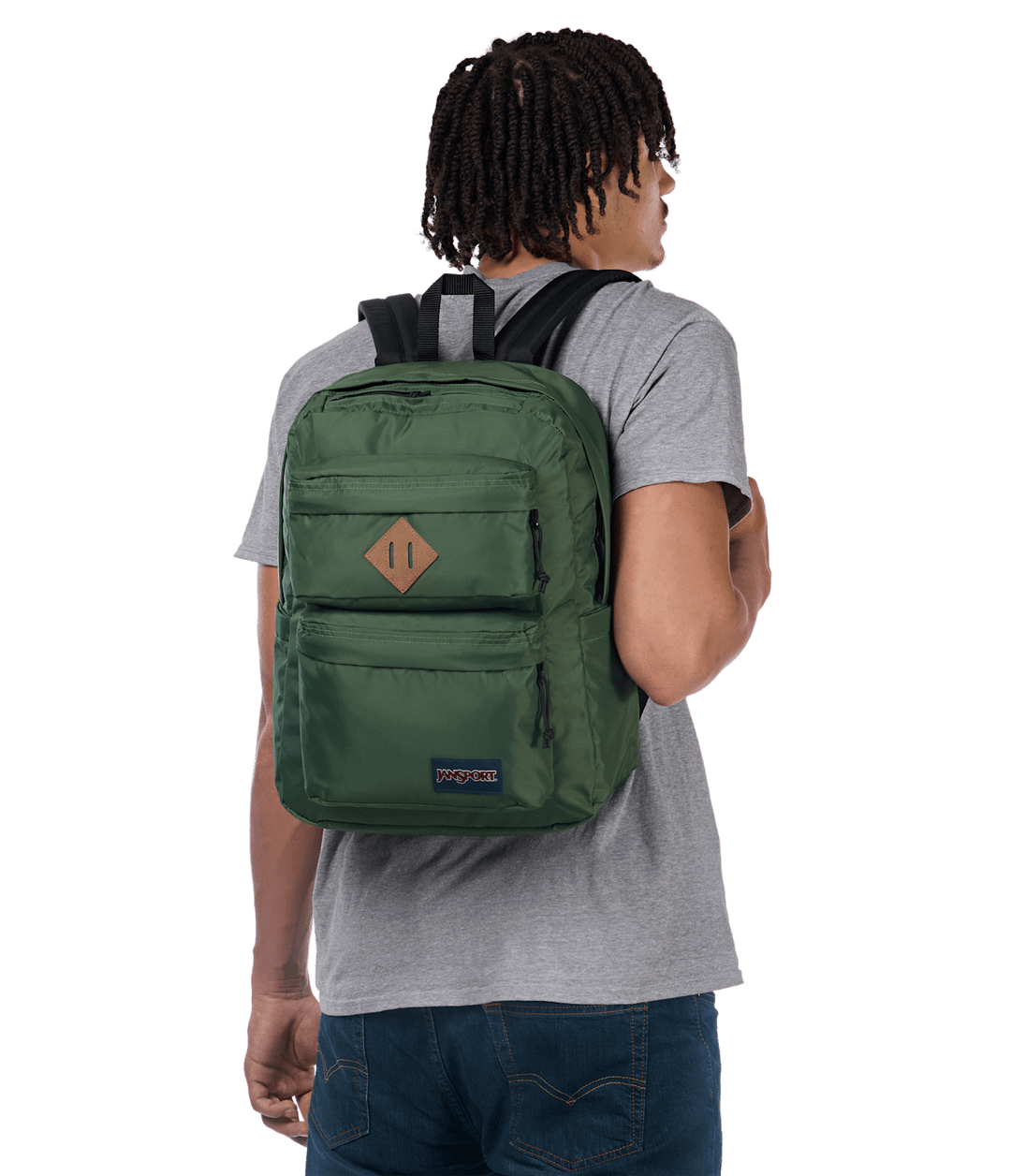 Jansport Double Break Cargo Green - Model