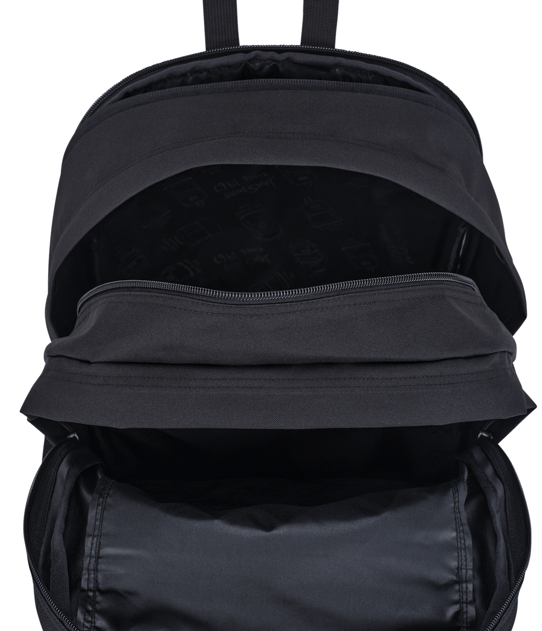 JANSPORT MOCHILA BIG STUDENT BLACK - Interior