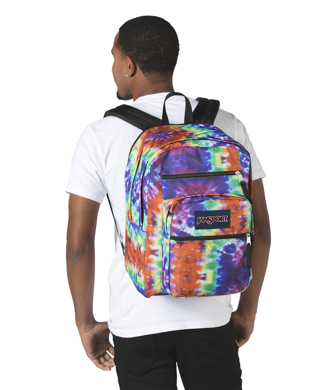 Jansport Big Student Red/multi Hippie Days - Model