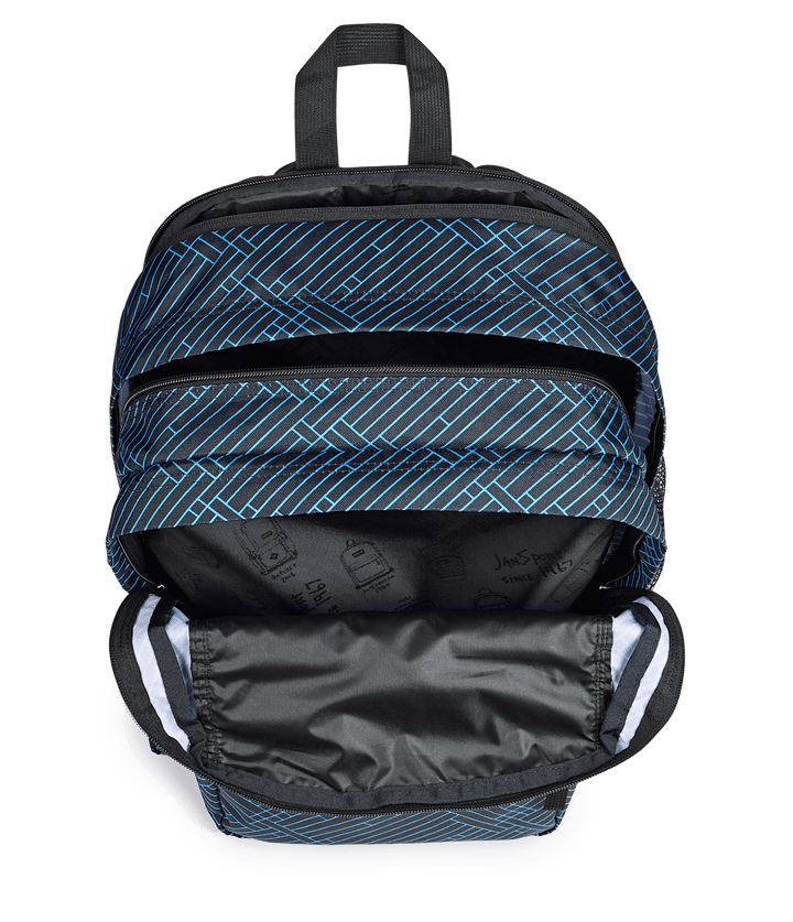 Jansport Big Student Team Stripes Black - Interior