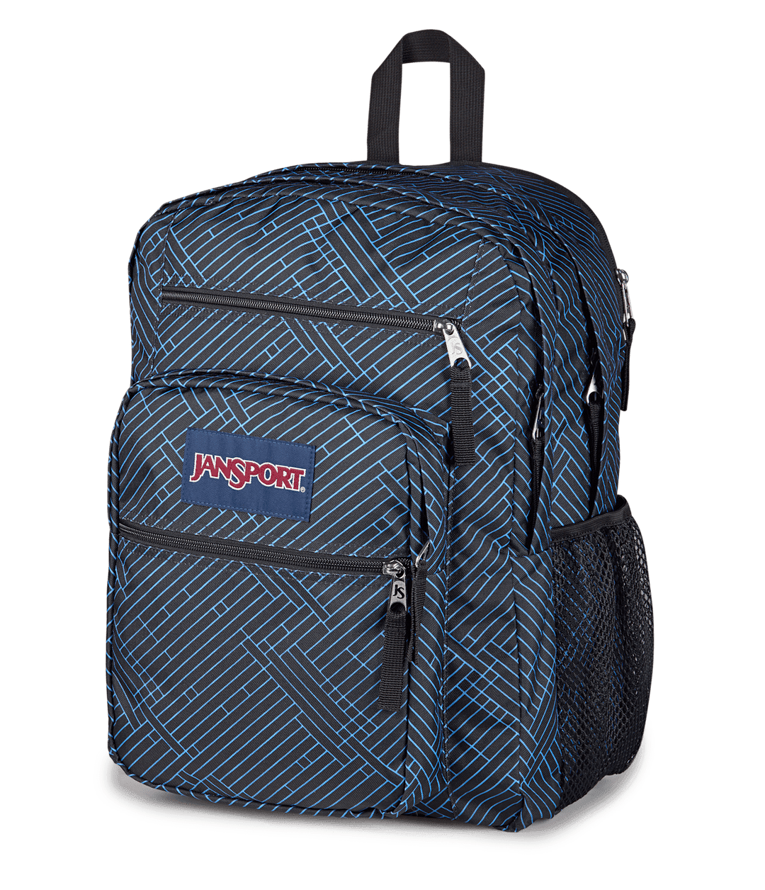 Jansport Big Student Team Stripes Black - Side