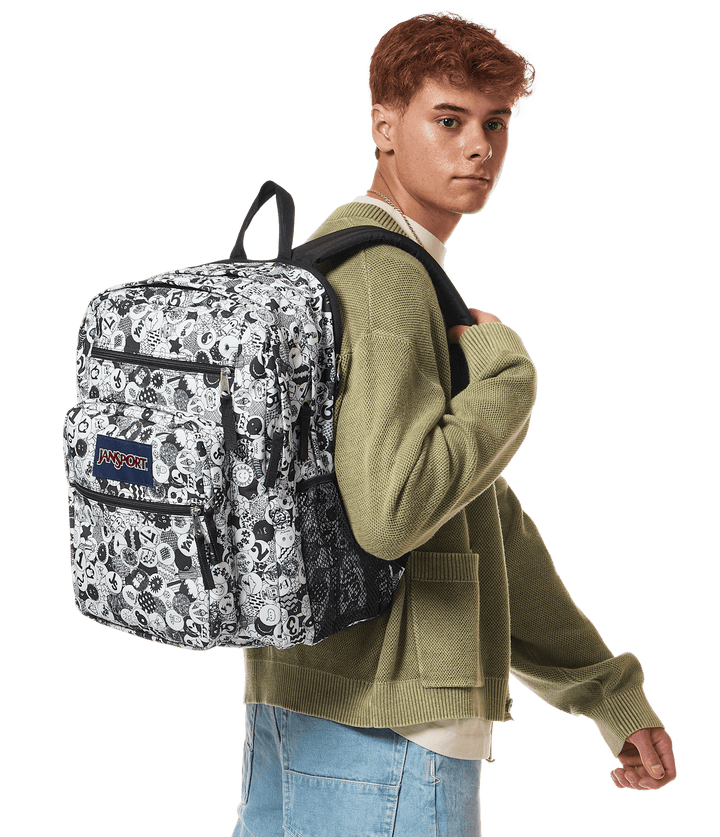 Jansport Big Student Doodle Dots - Model