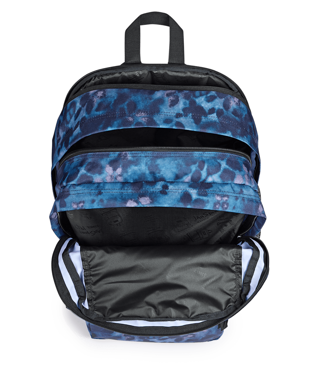 Jansport Big Student Ghostly Florals Navy - Interior