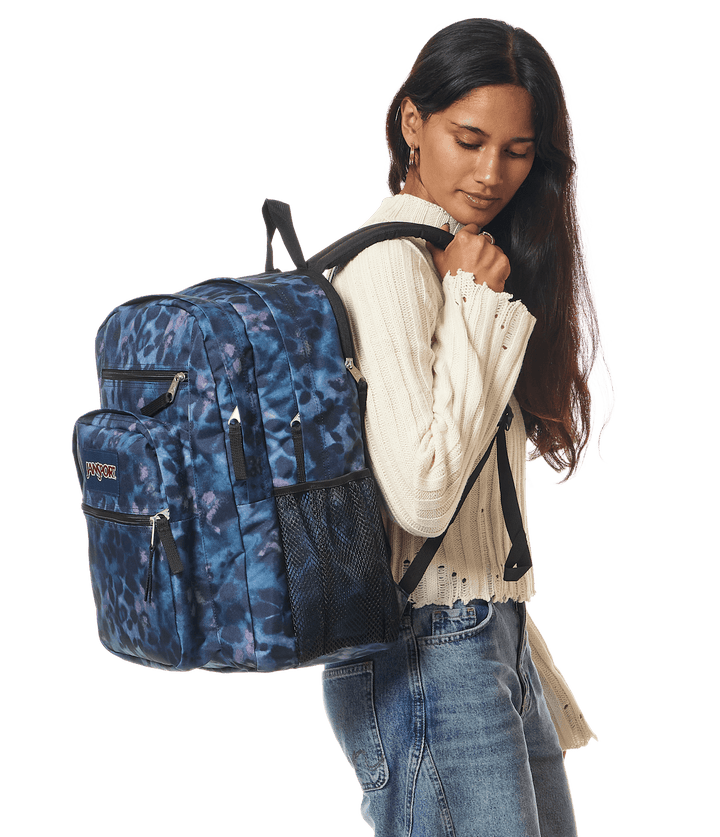 Jansport Big Student Ghostly Florals Navy - Model