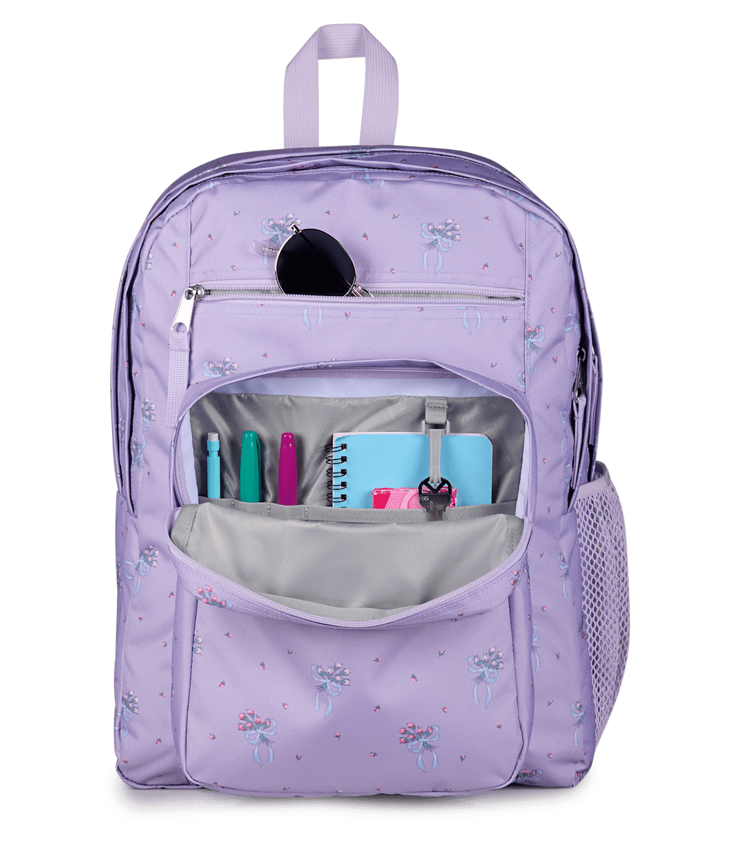 Jansport Big Student Pastel Petals Lilac - Det3