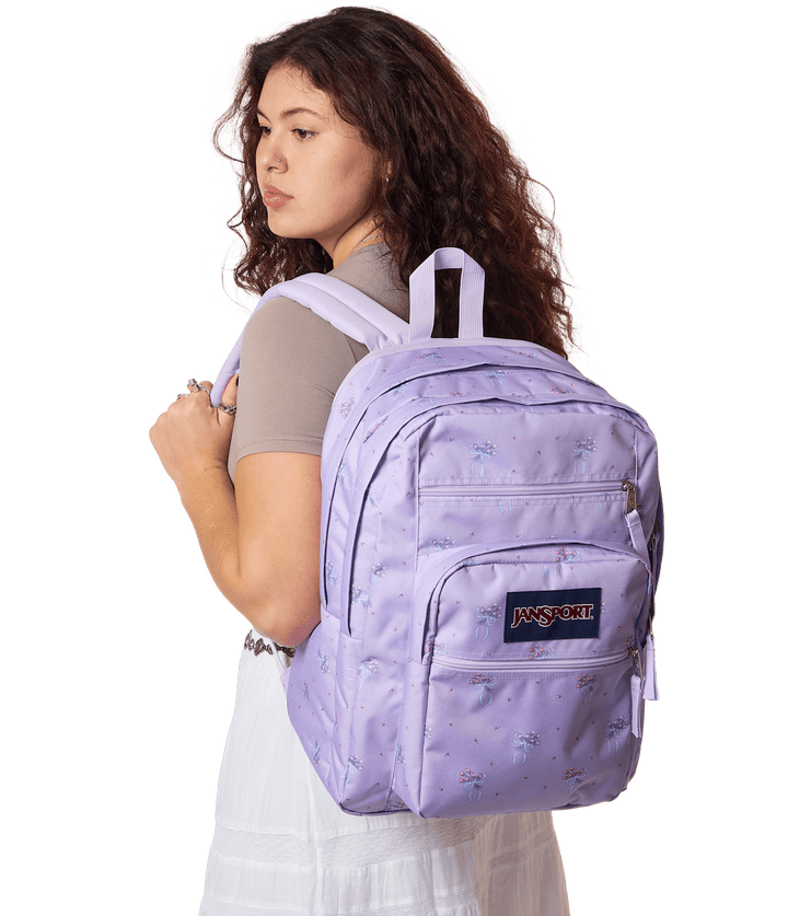 Jansport Big Student Pastel Petals Lilac - Model