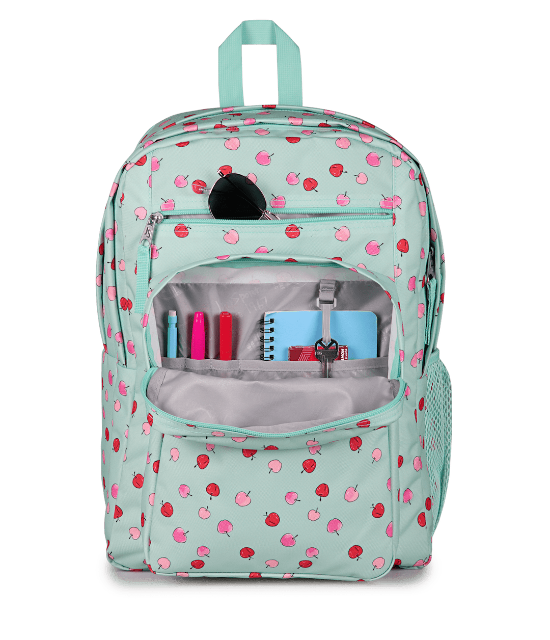 Jansport Big Student Apple Orchard Magic Mint - Det3