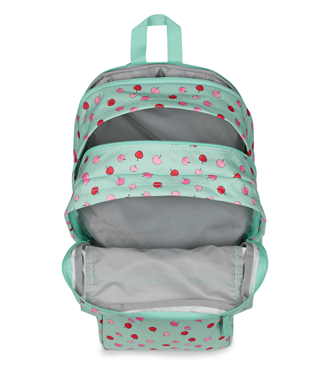 Jansport Big Student Apple Orchard Magic Mint - Interior