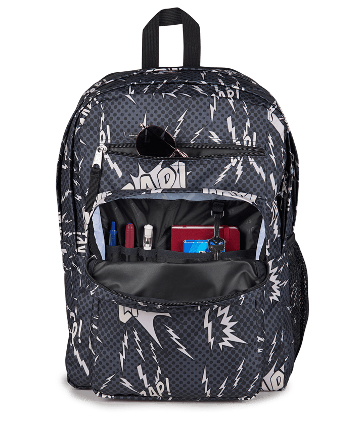 Jansport Big Student Black/grey/charcoal - Det3