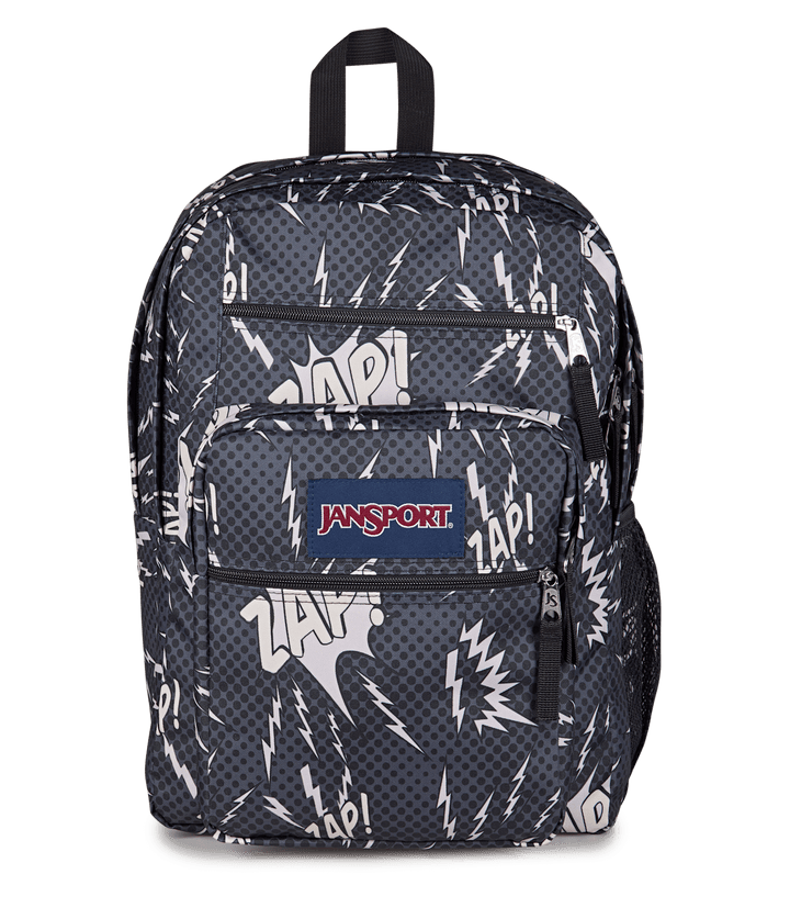 Jansport Big Student Black/grey/charcoal - Front