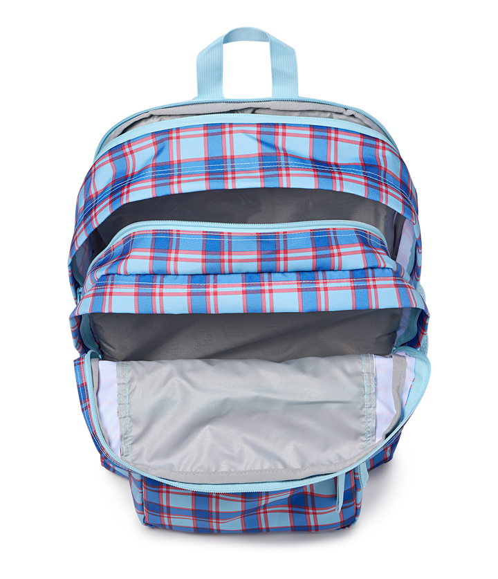 Jansport Big Student Plaid Vibes Sky - Interior