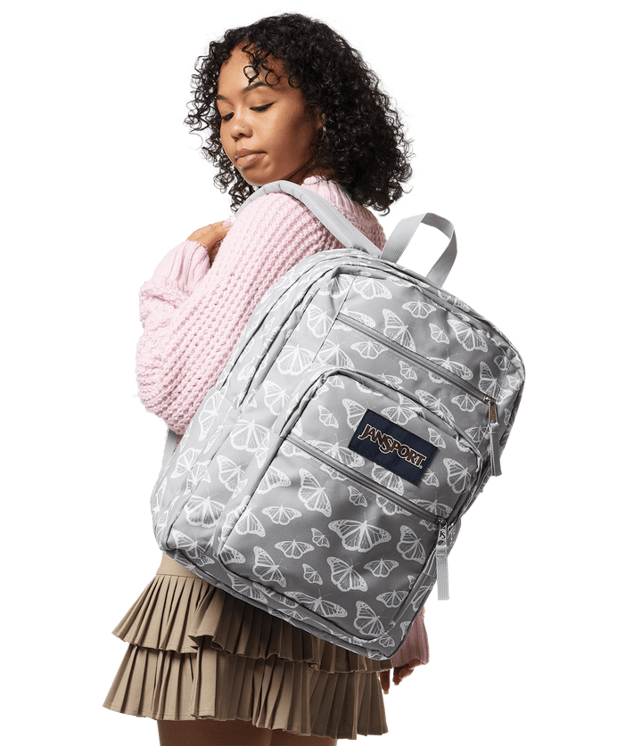 Jansport Big Student Flutter By Grey - Model