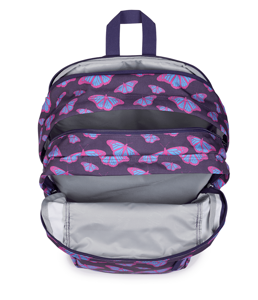 Jansport Big Student Flutter By Purple - Interior