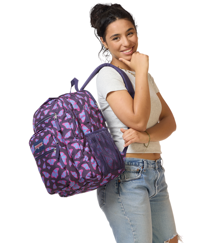 Jansport Big Student Flutter By Purple - Model