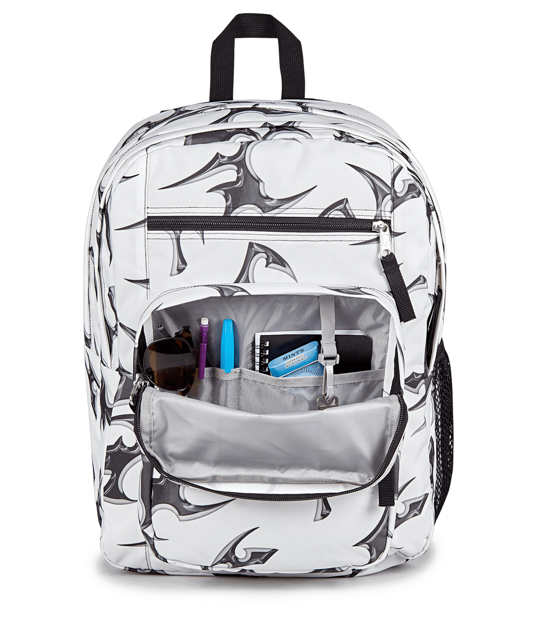 Jansport Big Student Cyber Silver White - Det3
