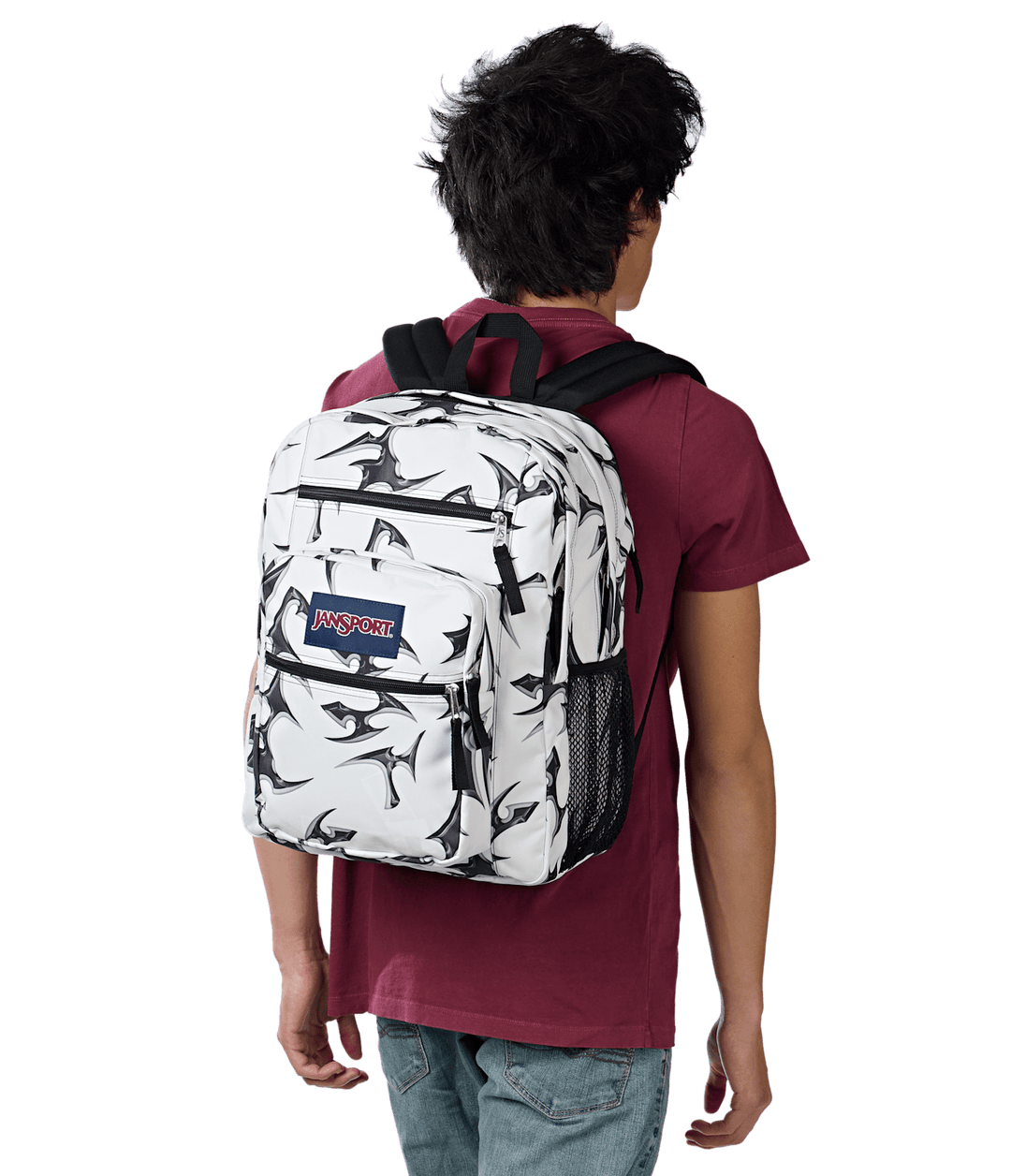 Jansport Big Student Cyber Silver White - Model
