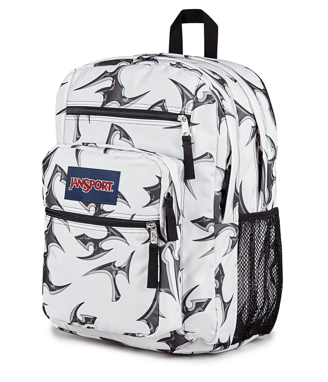 Jansport Big Student Cyber Silver White - Side