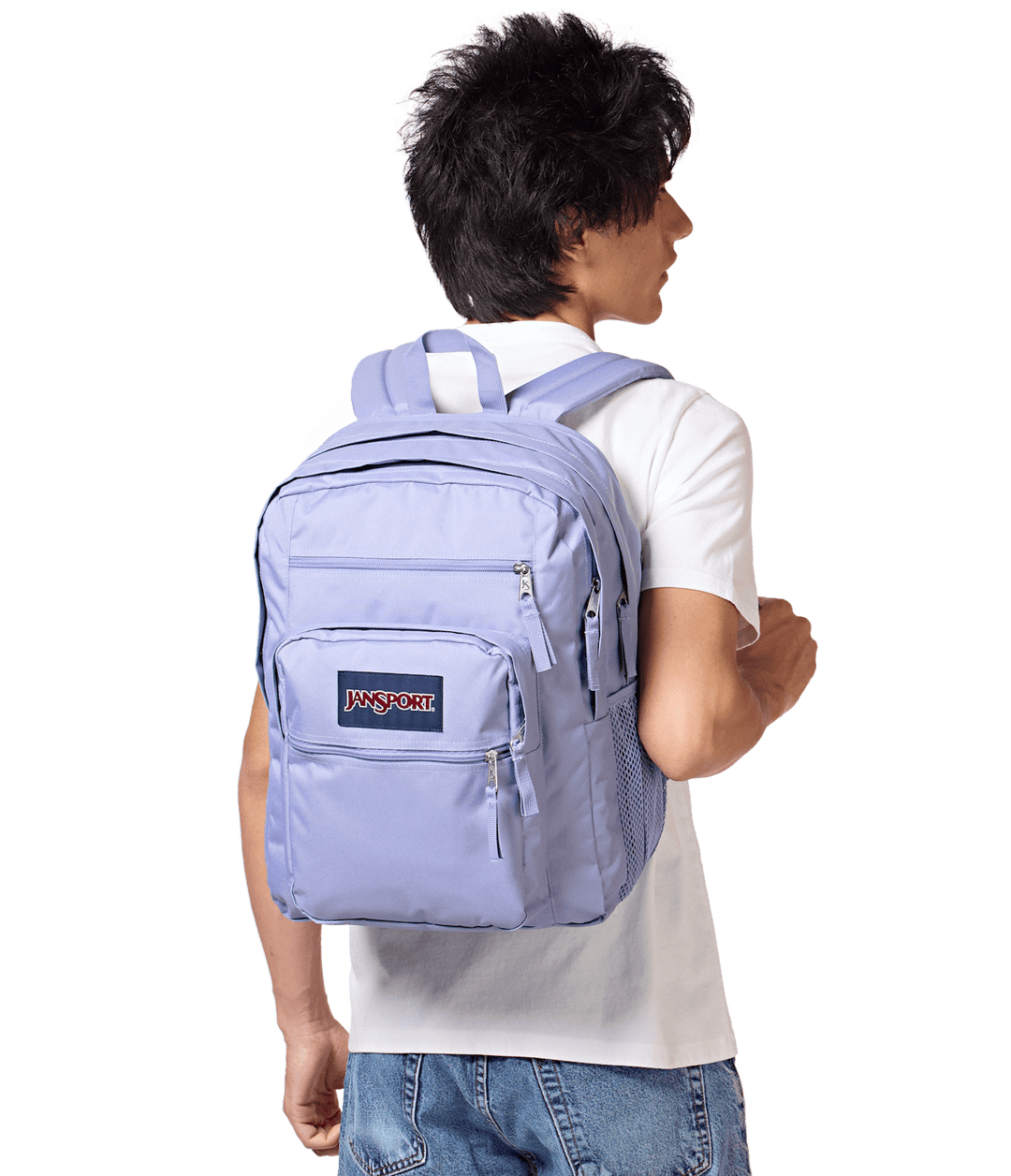 Jansport Big Student Lavender Ash - Model
