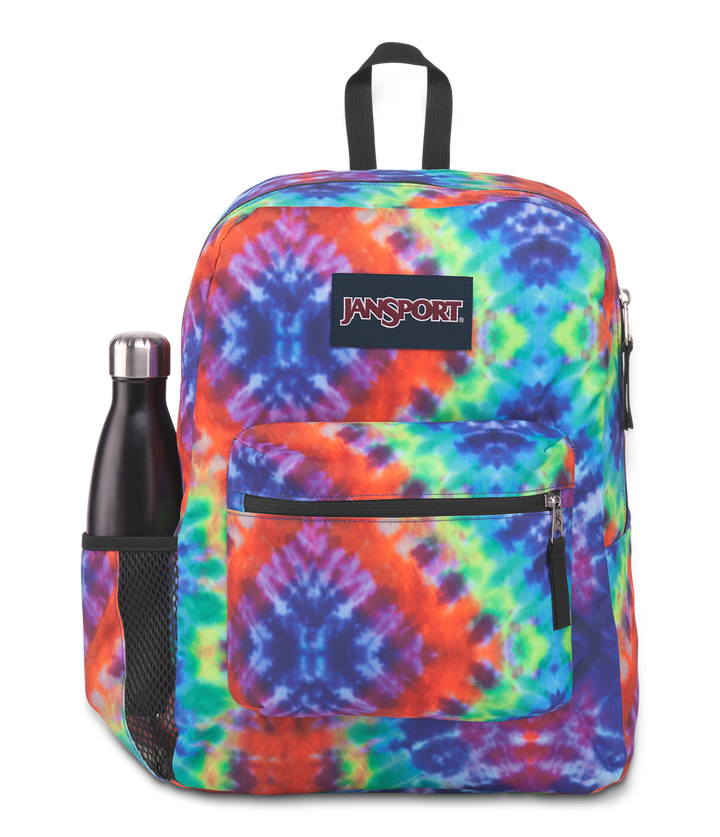 Jansport Cross Town Red/multi Hippie Days - Front