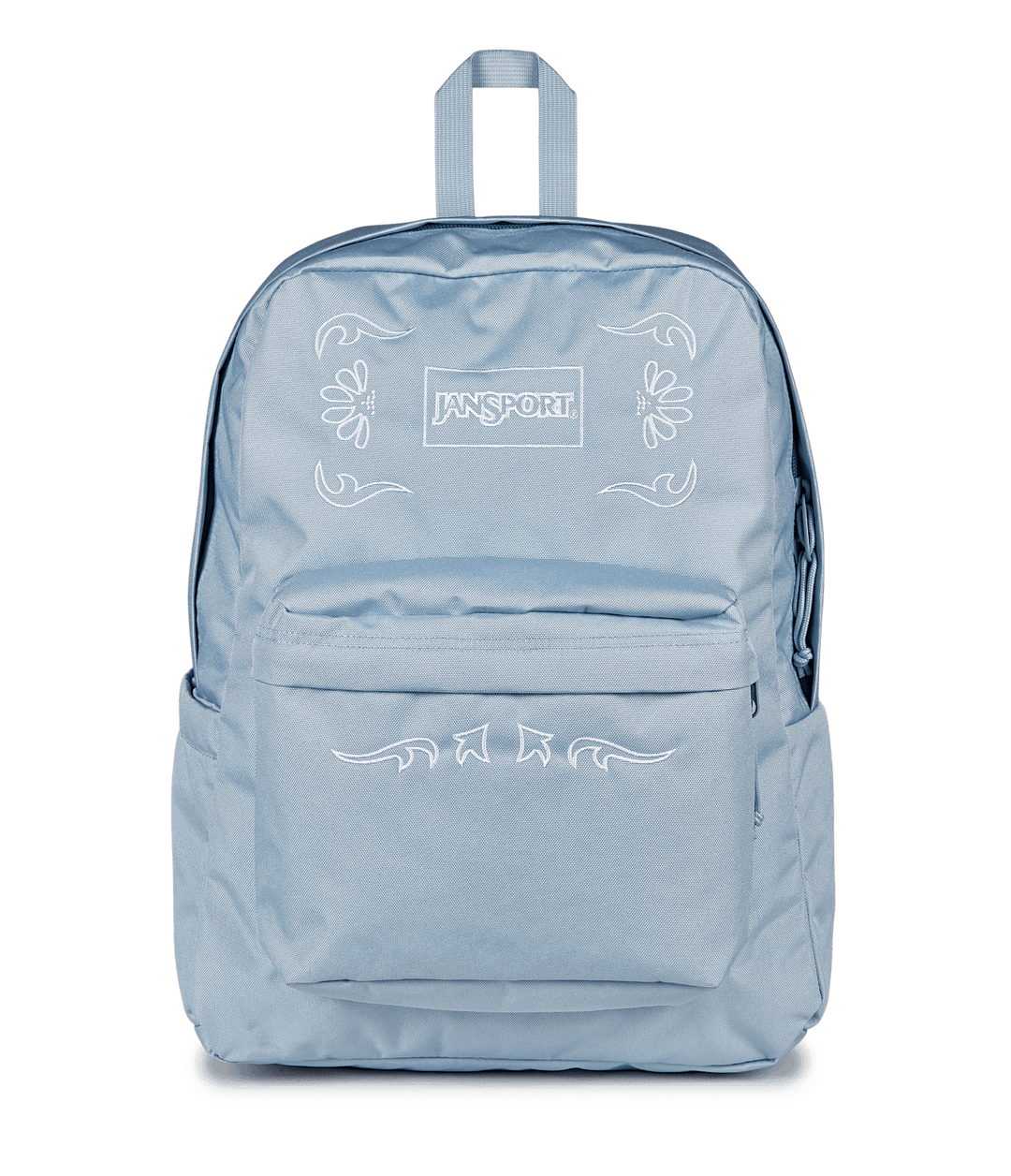 Jansport Superbreak Plus Fx Bandana Jam Embroidery Blue Dusk - Front
